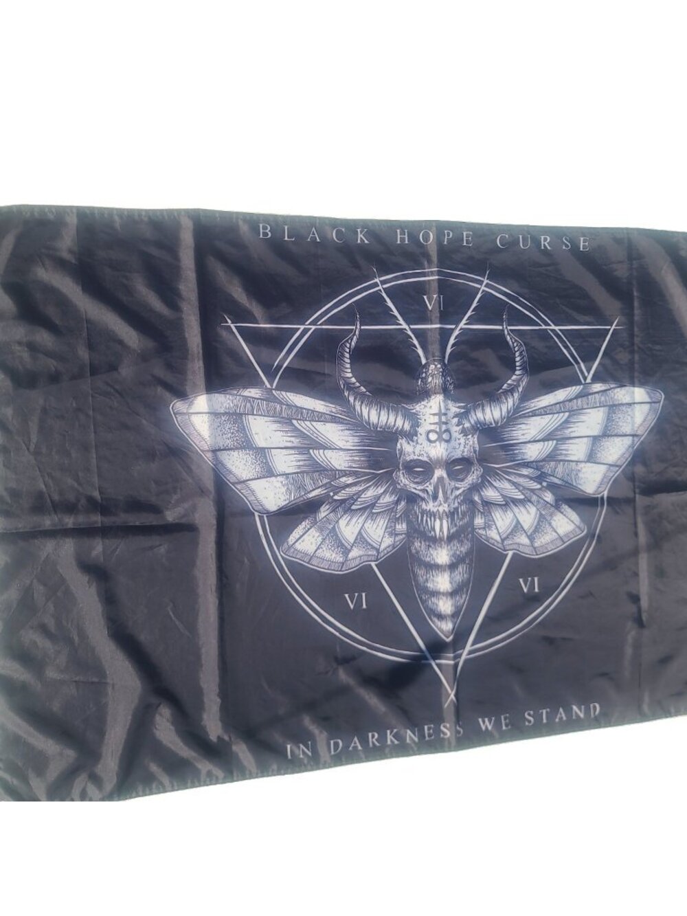 Black Hope Curse Tapestries Wall Flag EUC